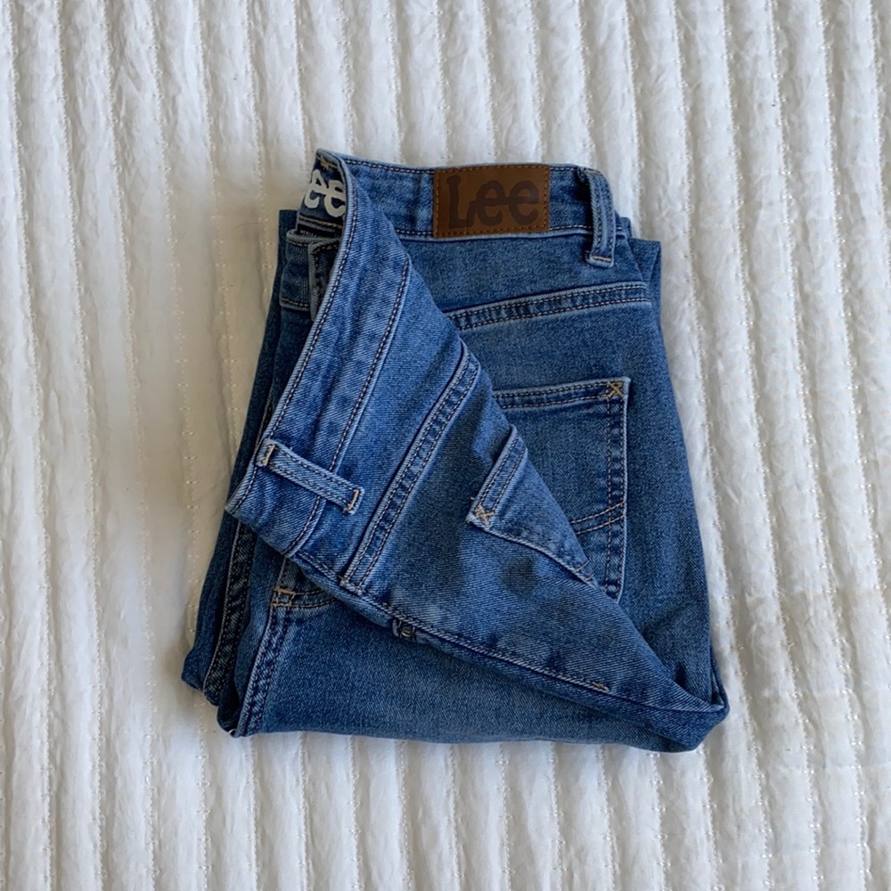 NEW Lee Slim Fit Skinny High Rise Light-Medium Wash